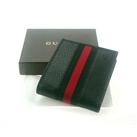 black gucci wallet with stripe|official black Gucci wallet new.